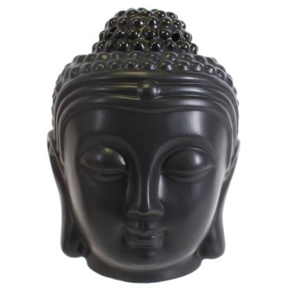 Buddha Head Oil Burner - Black