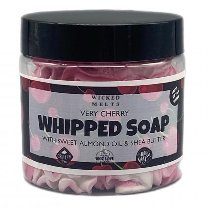 very cherry whipped soap
