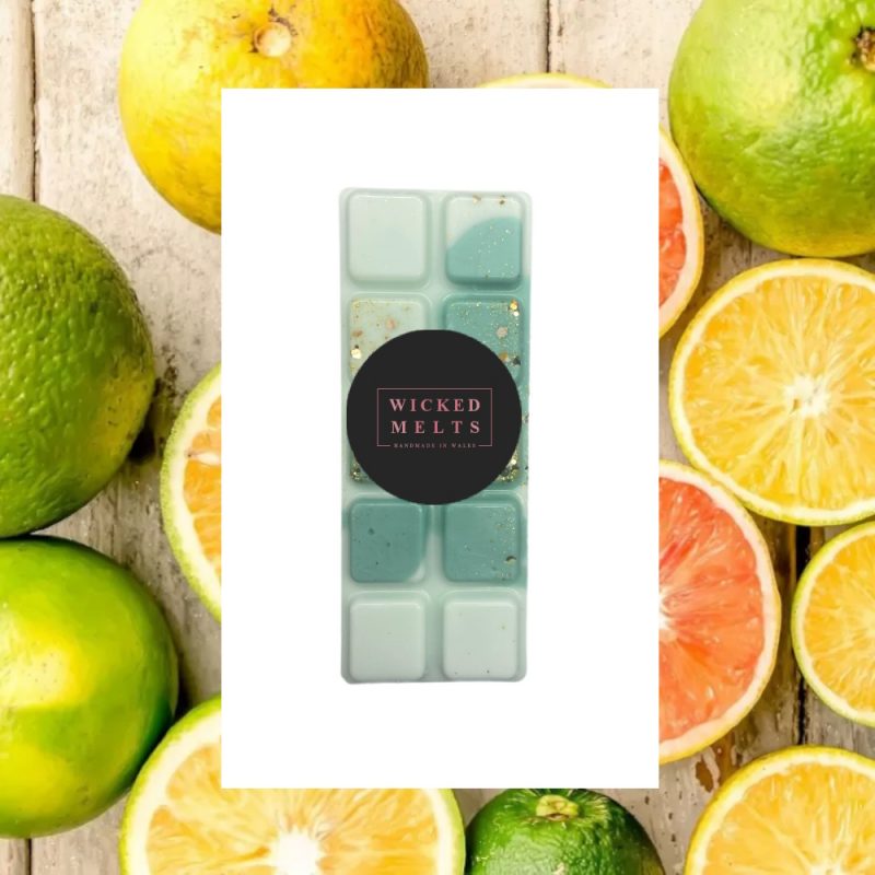 Lime, Basil & Mandarin Wax Melt Snap Bar Wicked Melts