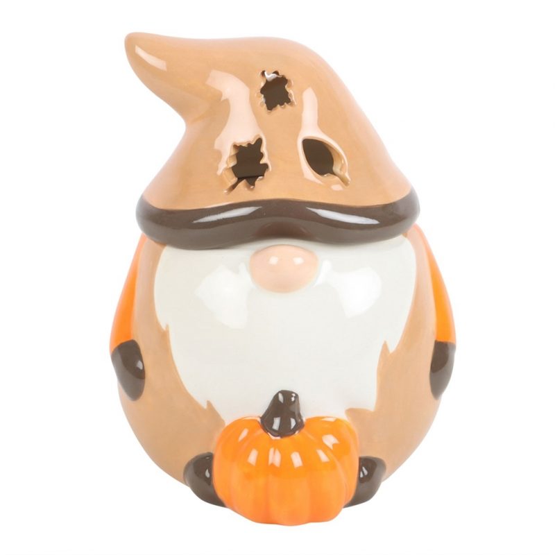 Ceramic Autumn Gonk Oil/Wax Warmer -Orange