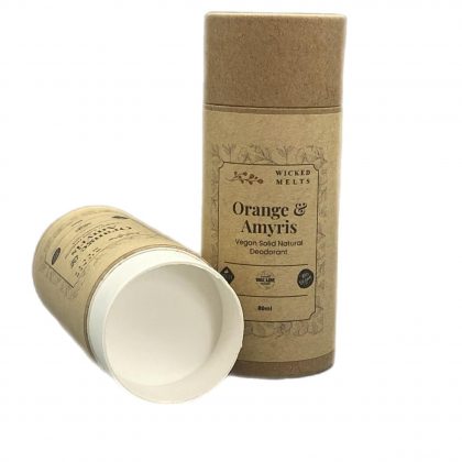 Orange and Amyris Vegan Solid Natural Deodorant