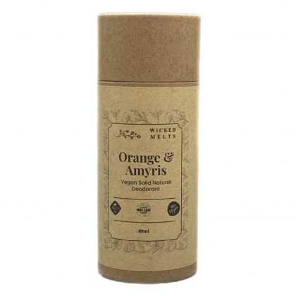 Orange and Amyris Vegan Solid Natural Deodorant