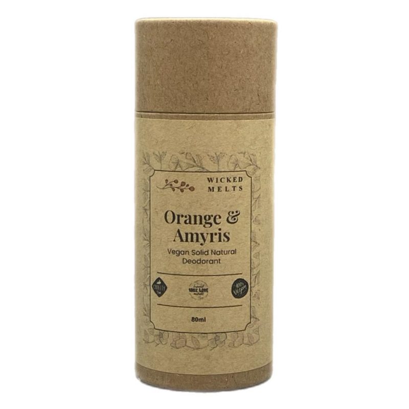 Orange and Amyris Vegan Solid Natural Deodorant