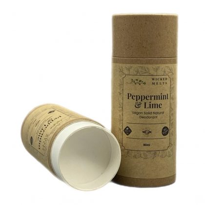 Peppermint and Lime Vegan Solid Natural Deodorant