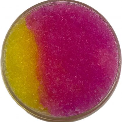 rhubarb and custard lip scrub