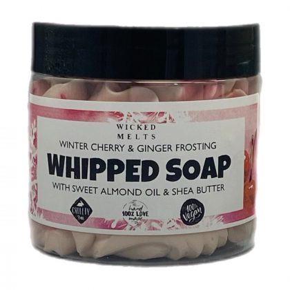 Winter Cherry & Ginger Frosting Whipped Soap