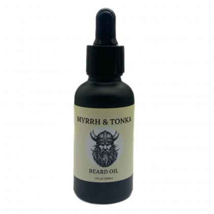 myrrh and tonka beard oil